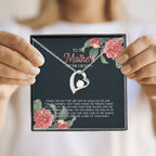 Raising The Man Of My Dreams - Gift For Mother Of The Groom Forever Love Necklace