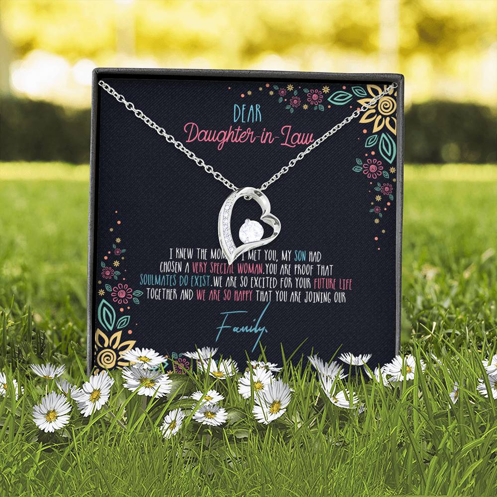 Soulmates Do Exist - Gift For Daughter in Law Forever Love Necklace