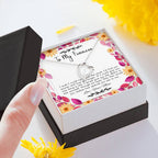Turn Back The Clock - Gift For Fiancee Forever Love Necklace