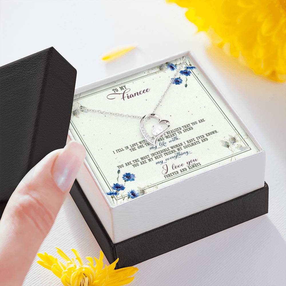 Spend My Life With - Gift For Fiancee Forever Love Necklace