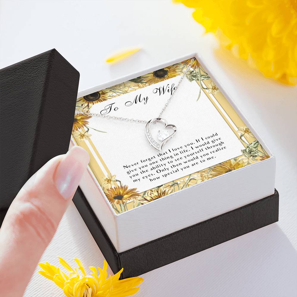 Braver Than You Believe - Gift For Wife Forever Love Necklace