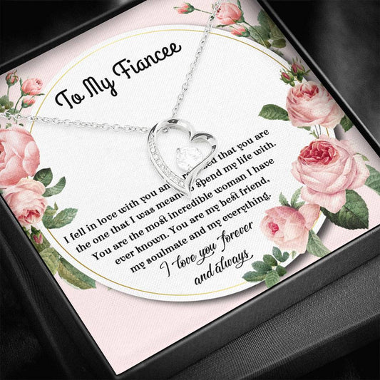 Spend My Life With - Gift For Fiancee Forever Love Necklace