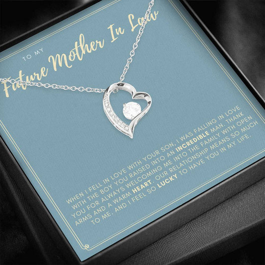 Lucky To Have You - Gift For Future Mother In Law Forever Love Necklace