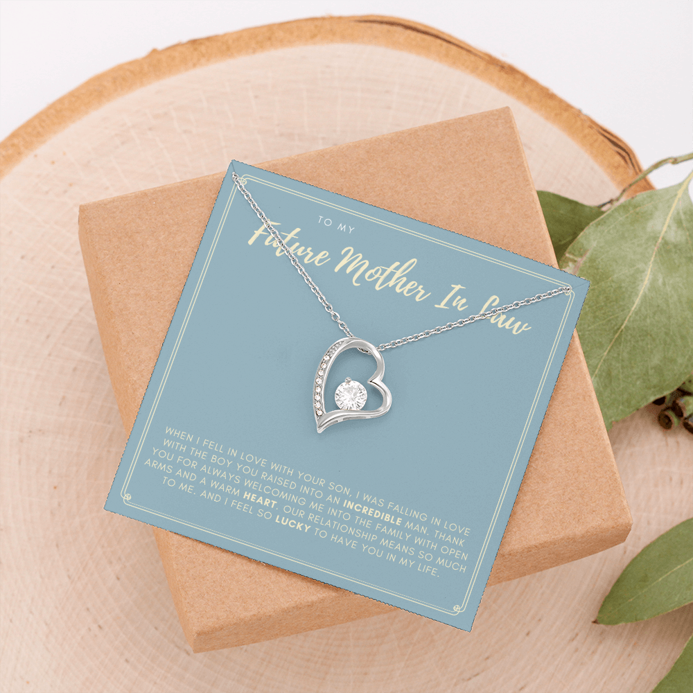 Lucky To Have You - Gift For Future Mother In Law Forever Love Necklace