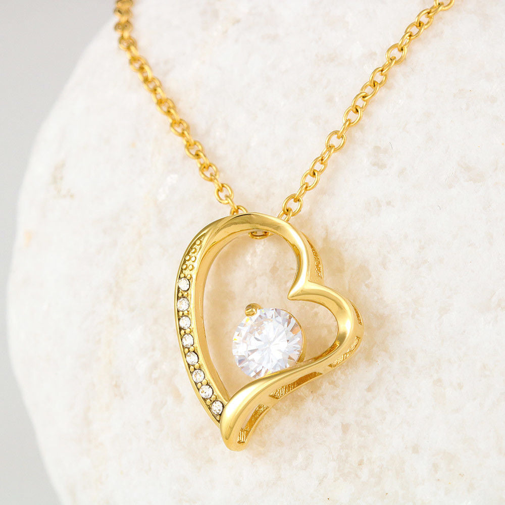 My Heart Will Always Tied To Home - To My Wonderful Mom Forever Love Necklace