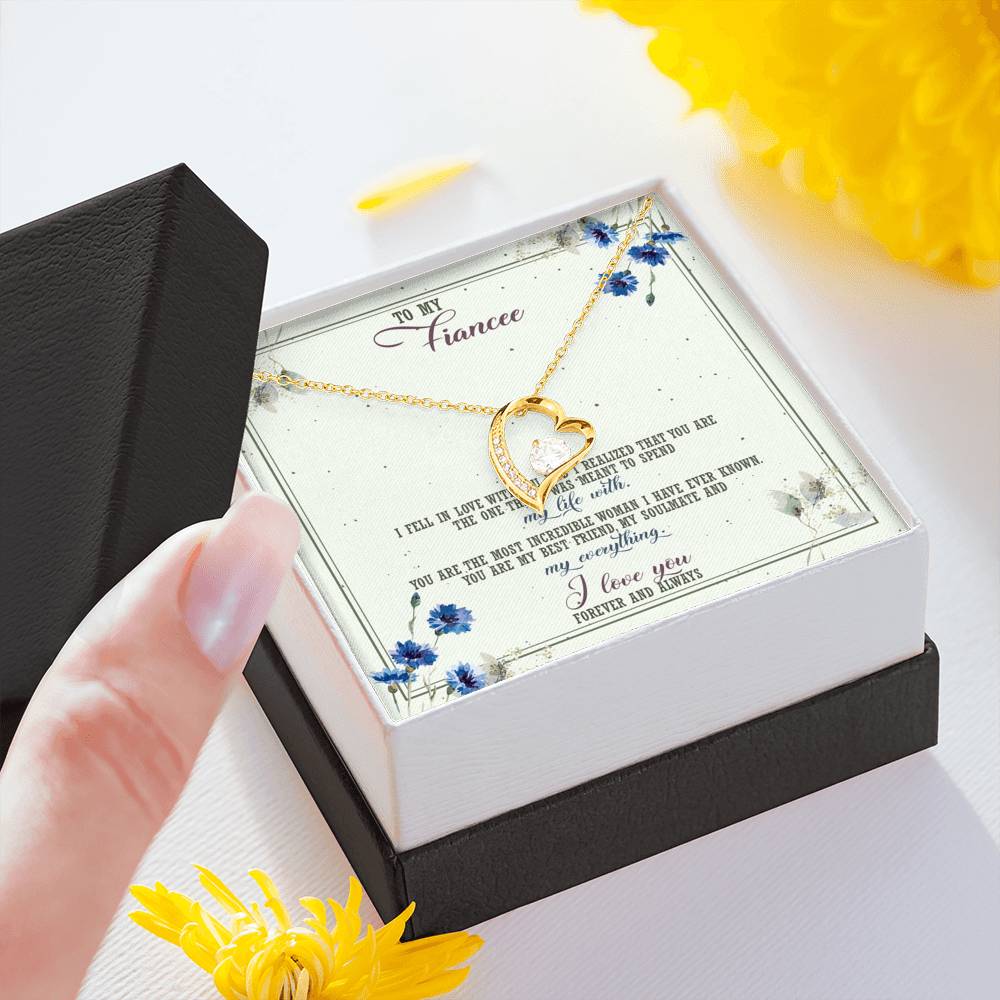 Spend My Life With - Gift For Fiancee Forever Love Necklace