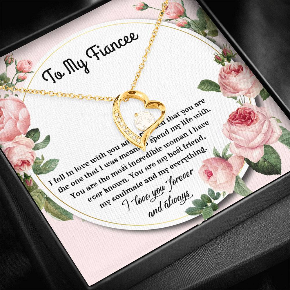 Spend My Life With - Gift For Fiancee Forever Love Necklace