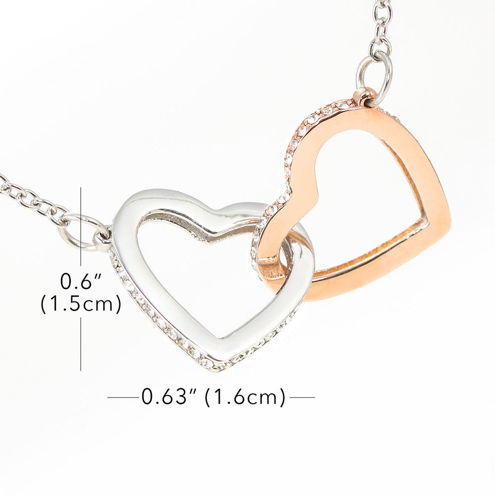 Amazing Companion - Gift For Unbiological Sister Double Heart Necklace