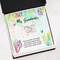 Arms That Always Hold - Gift For Grandmother Double Heart Necklace