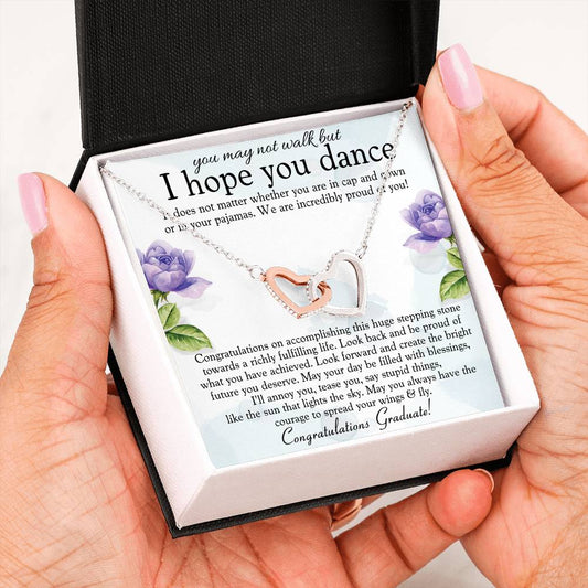 I Hope You Dance - Double Heart Necklace