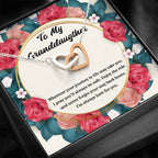 Gift Of Life - Gift For Granddaughter Double Heart Necklace