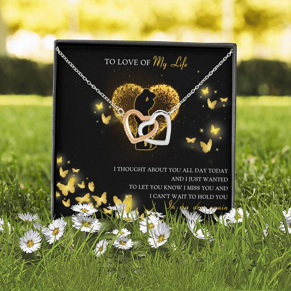 Can't Wait To Hold You Again - Double Heart Necklace