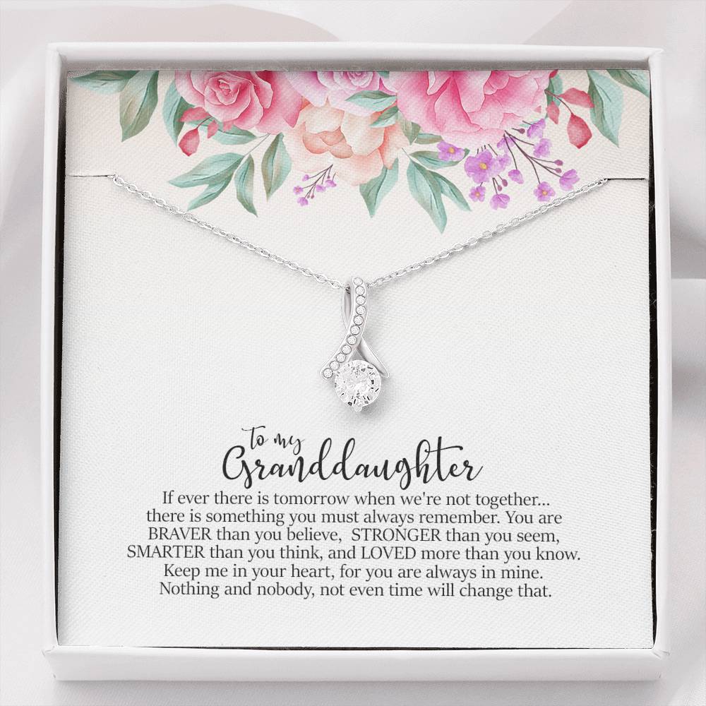 Not Even Time Will Change That - Gift For Granddaughter Alluring Necklace