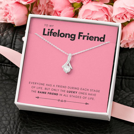 Lifelong Friend - Gift For Best Friend Alluring Necklace