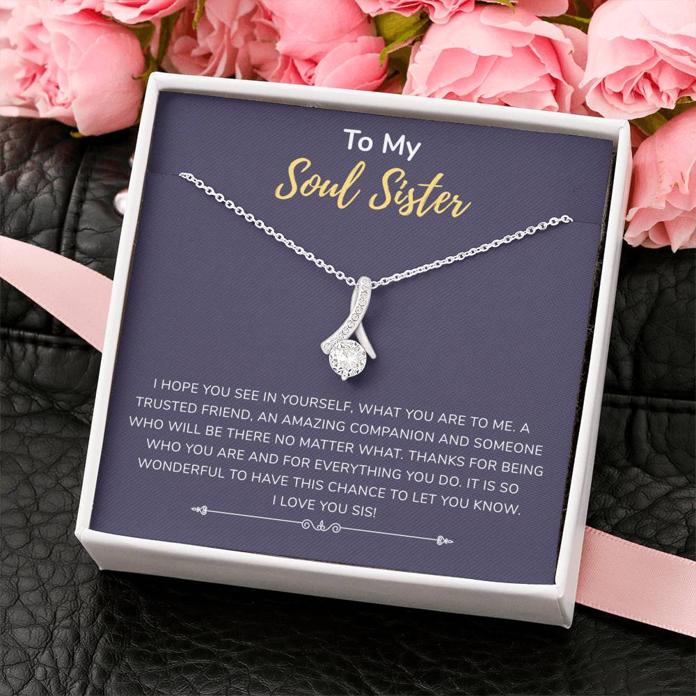 Amazing Companion - Gift For Soul Sister Alluring Necklace