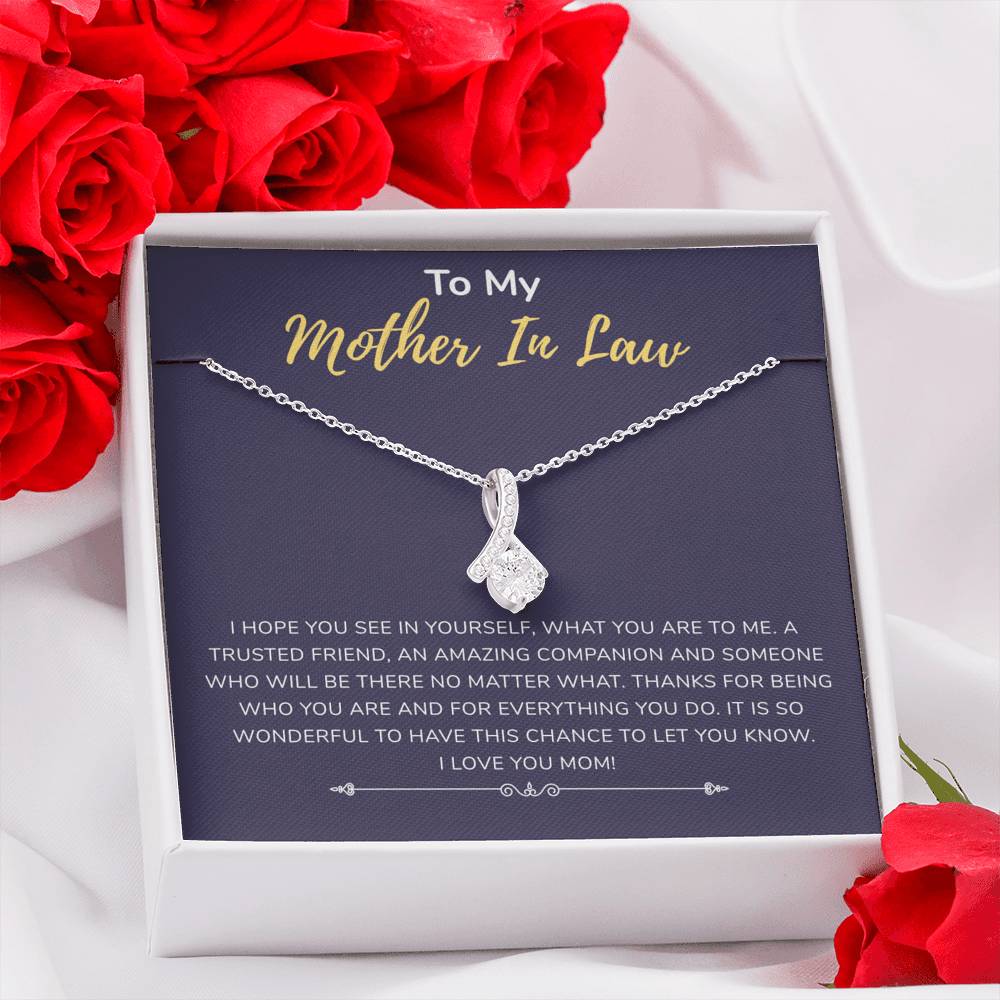 Amazing Companion - Gift For Mother In Law Alluring Necklace