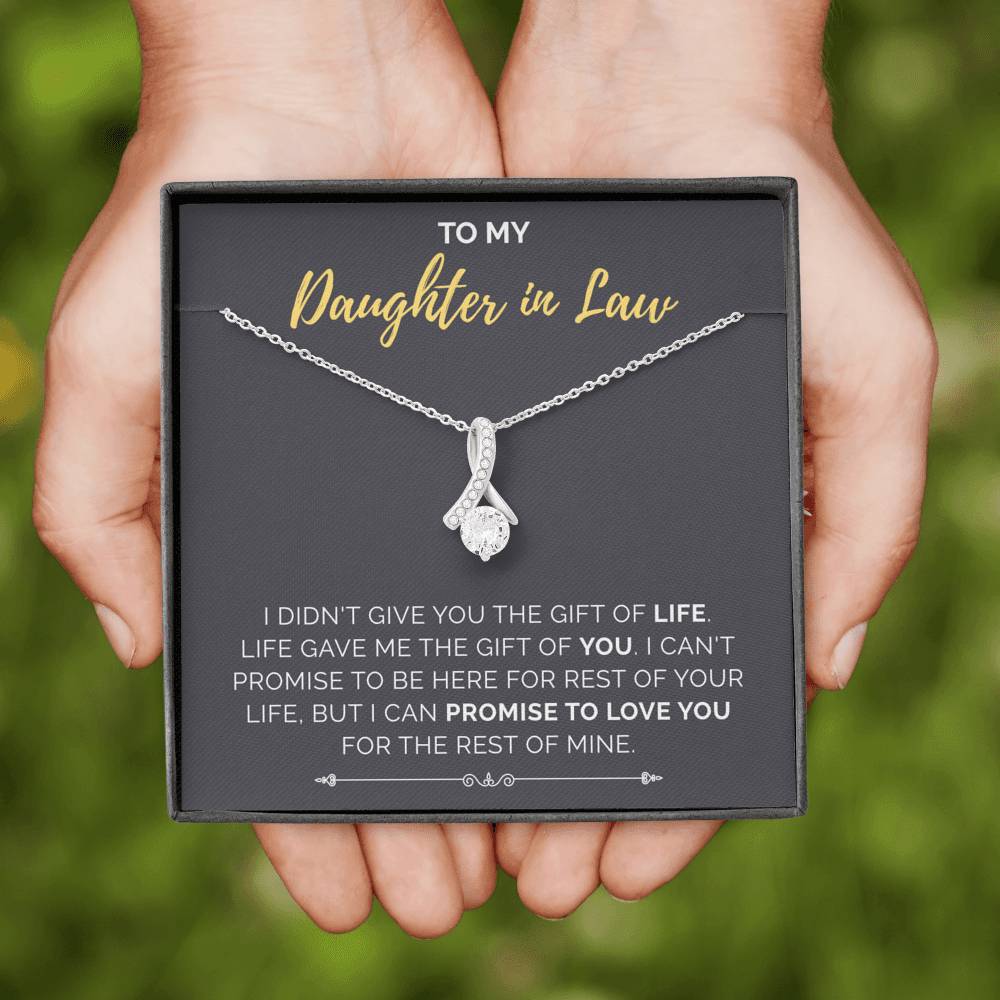 Gift Of Life - Gift For Daughter In Law Alluring Necklace