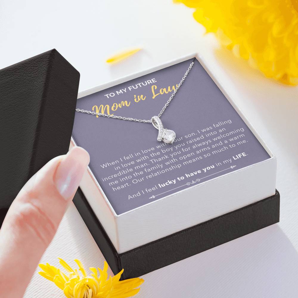 Lucky To Have You - Gift For Mother In Law Alluring Necklace