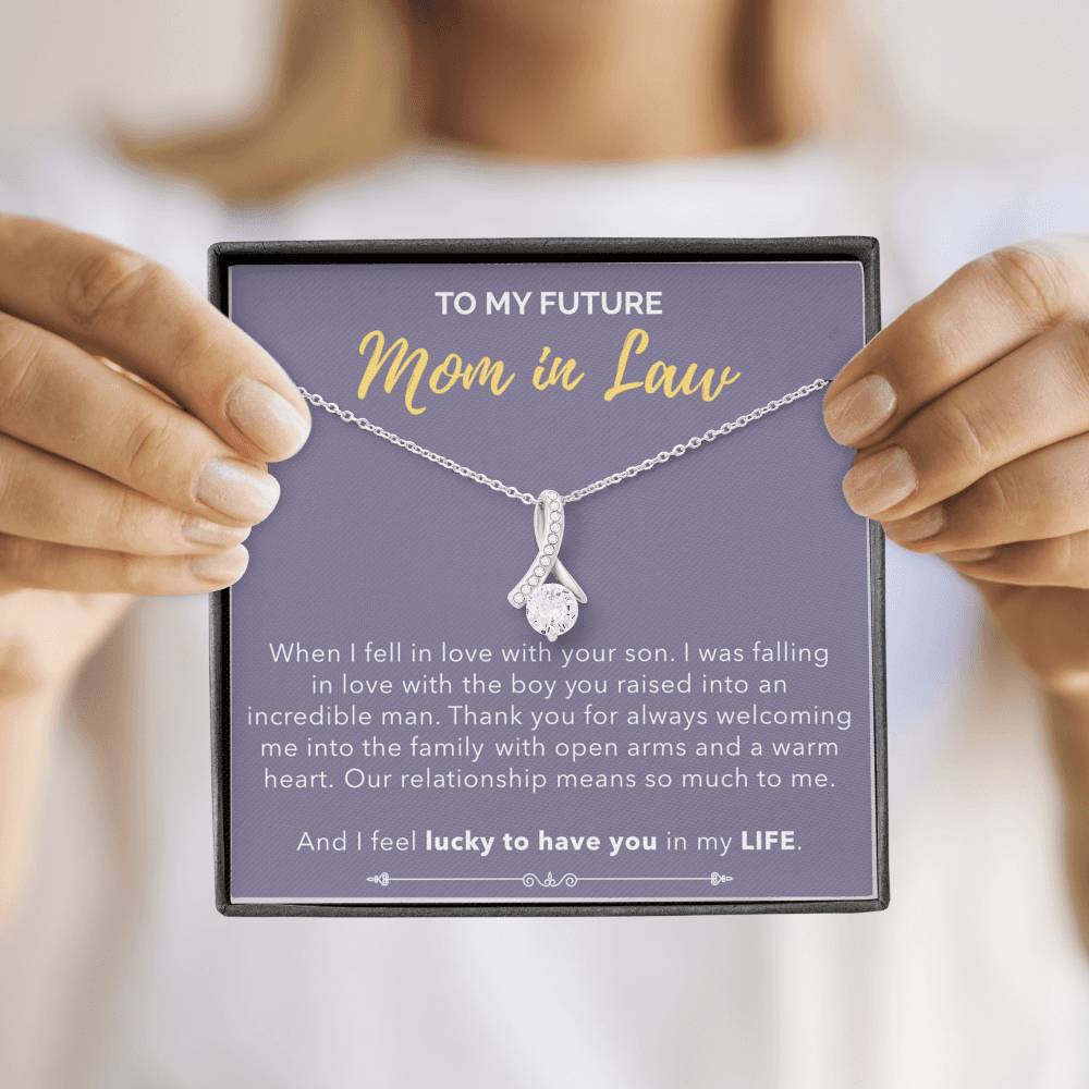Lucky To Have You - Gift For Mother In Law Alluring Necklace
