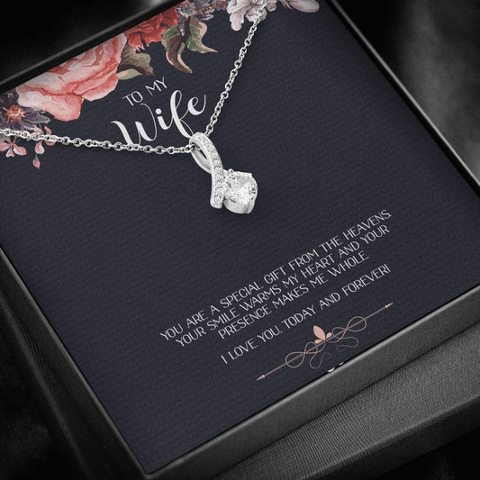 Special Gift From Heavens - Gift For Wife Alluring Necklace