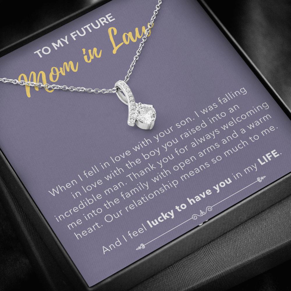 Lucky To Have You - Gift For Mother In Law Alluring Necklace