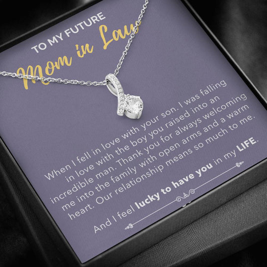 Lucky To Have You - Gift For Mother In Law Alluring Necklace