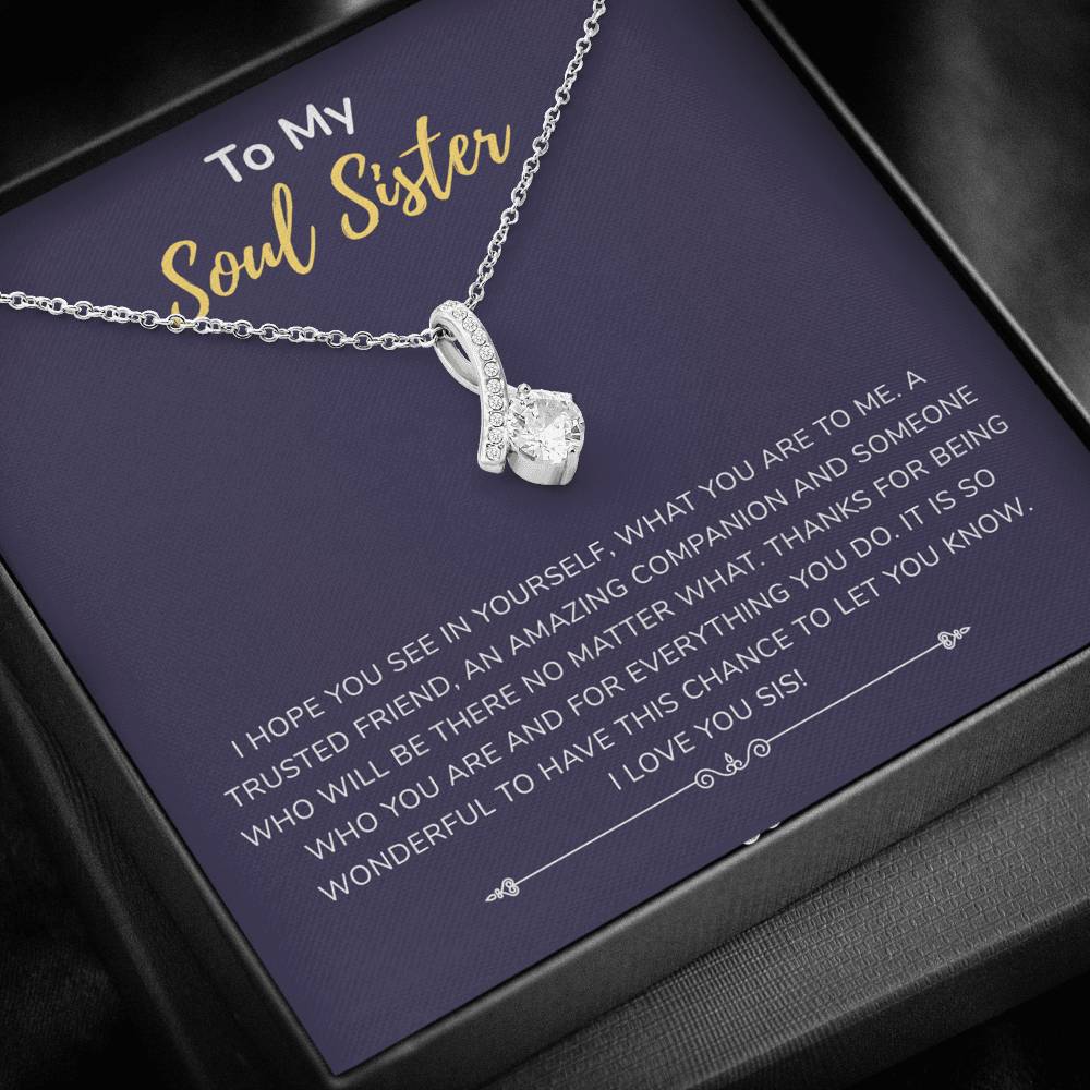 Amazing Companion - Gift For Soul Sister Alluring Necklace