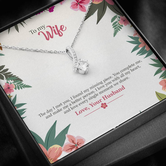 You Complete Me - Gift For Future Wife Alluring Necklace