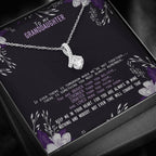 Not Even Time Will Change That - Gift For Granddaughter Alluring Necklace