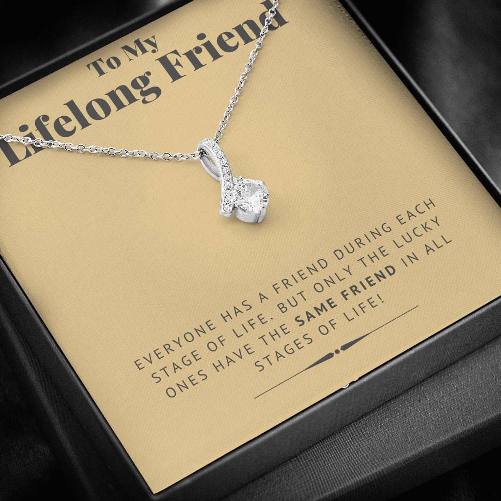 Lifelong Friend - Gift For Best Friend Alluring Necklace