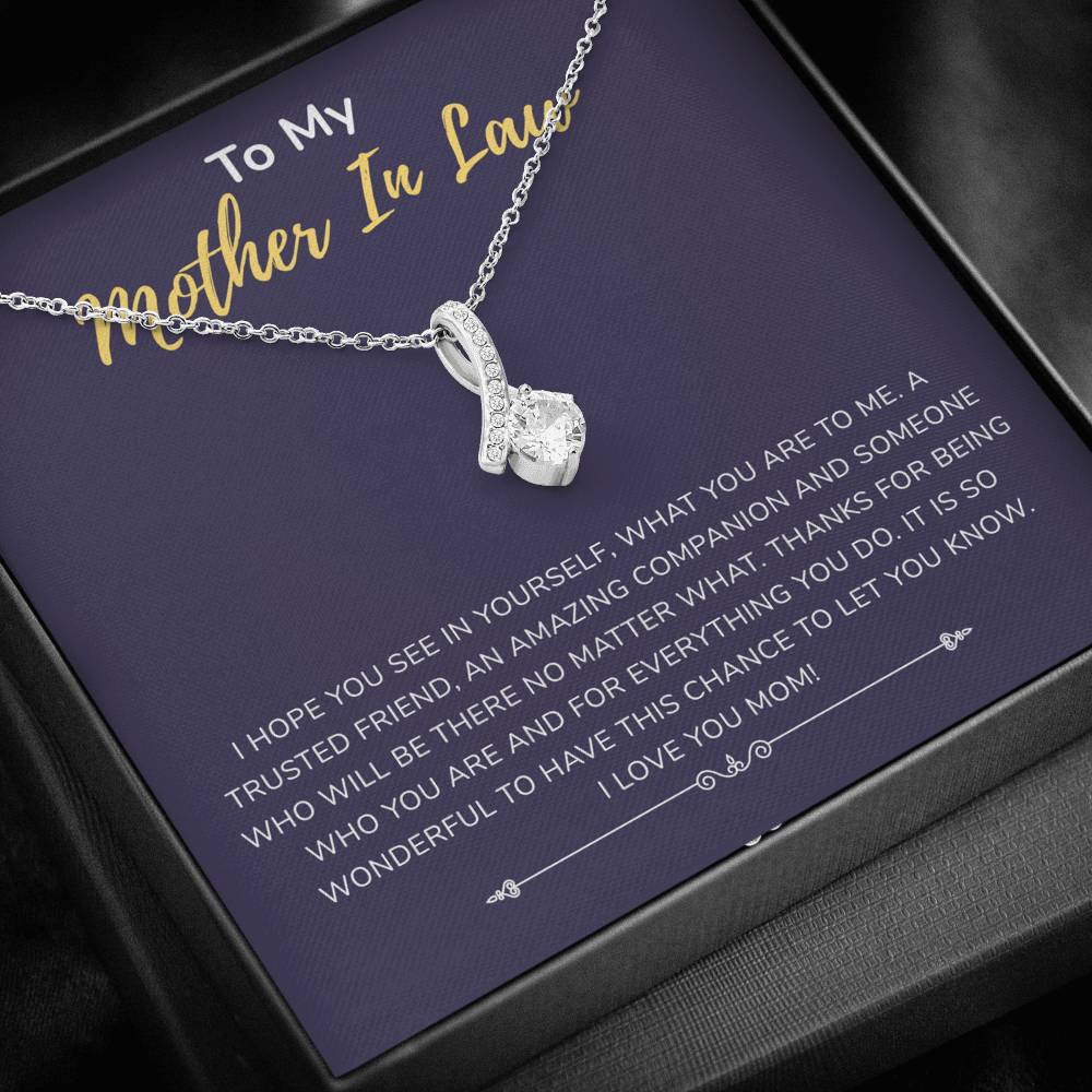 Amazing Companion - Gift For Mother In Law Alluring Necklace