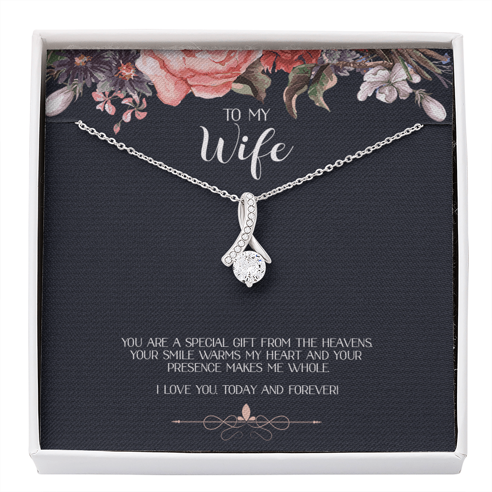 Special Gift From Heavens - Gift For Wife Alluring Necklace
