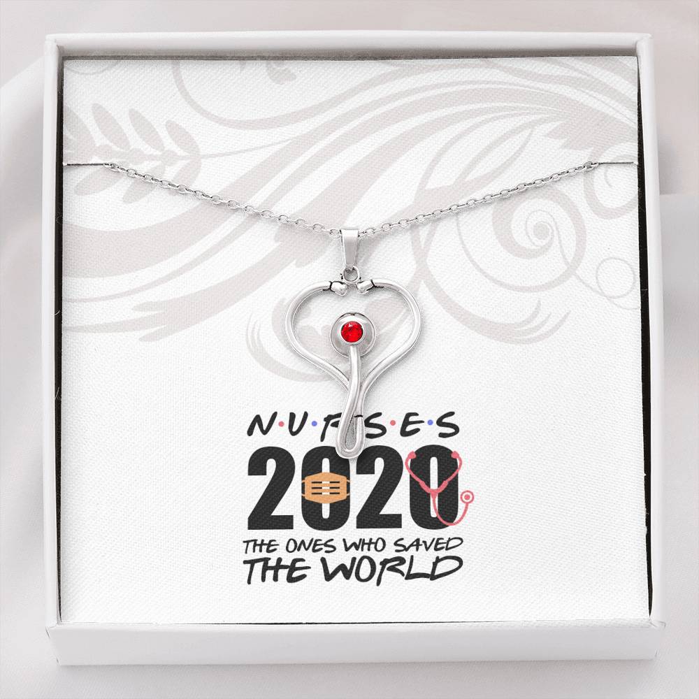 Nurses 2020 - Gifts For Nurse Stethoscope Necklace