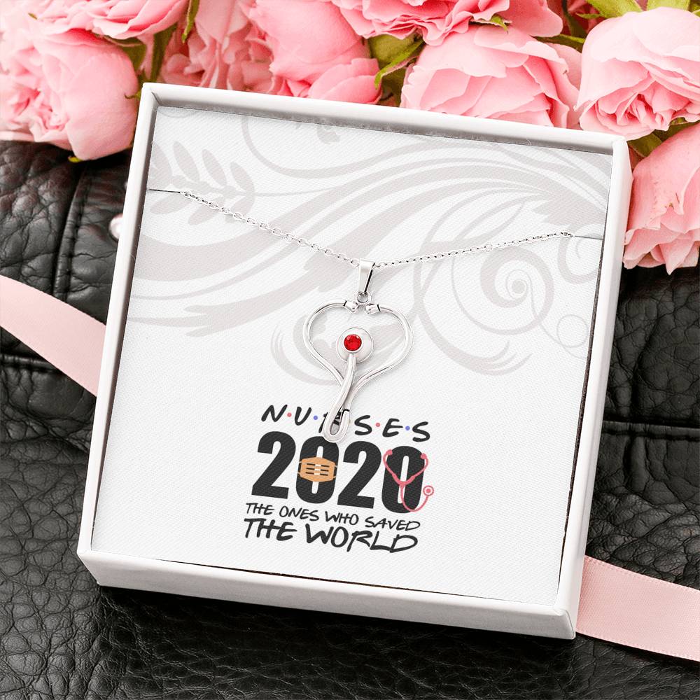 Nurses 2020 - Gifts For Nurse Stethoscope Necklace