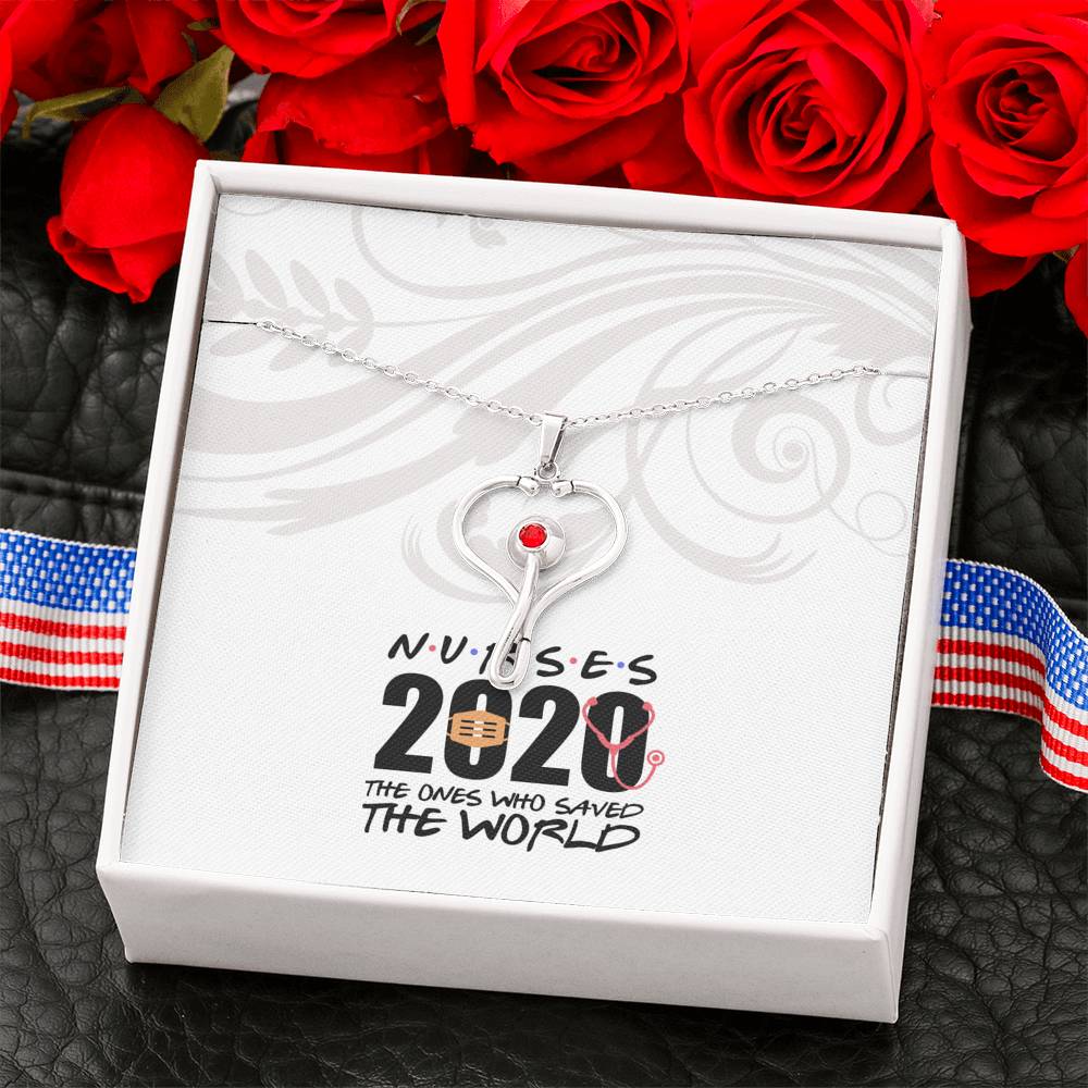 Nurses 2020 - Gifts For Nurse Stethoscope Necklace