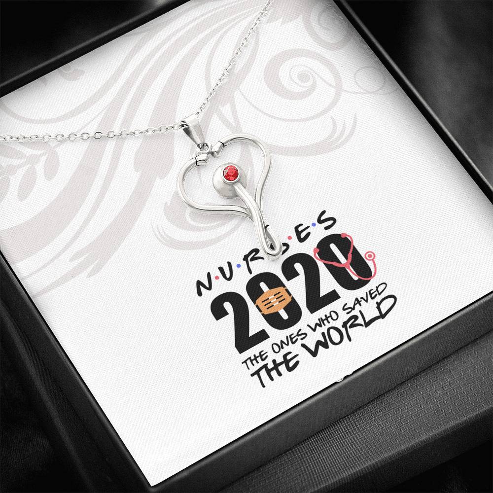 Nurses 2020 - Gifts For Nurse Stethoscope Necklace