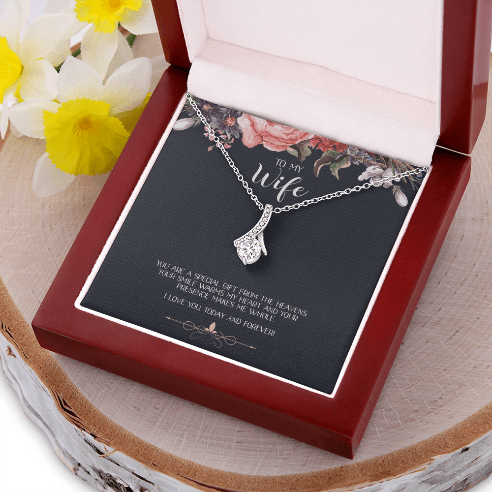 Special Gift From Heavens - Gift For Wife Alluring Necklace