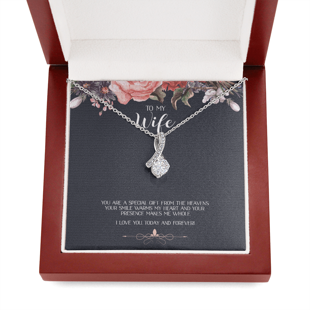 Special Gift From Heavens - Gift For Wife Alluring Necklace