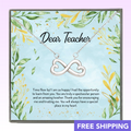 Time Flew By - Gift For Teacher Infinity Necklace
